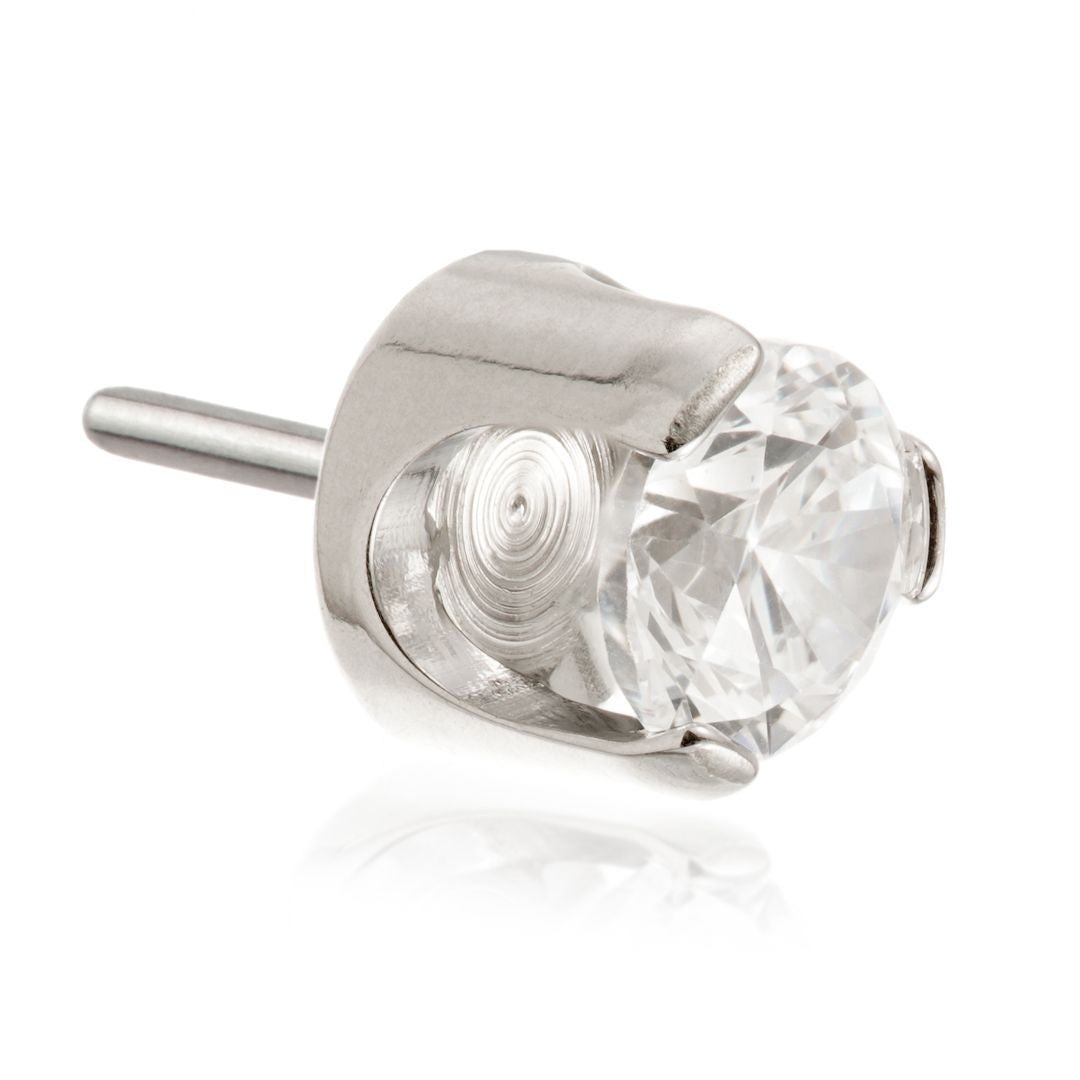Ti Threadless Open Bezel Gem Attachment