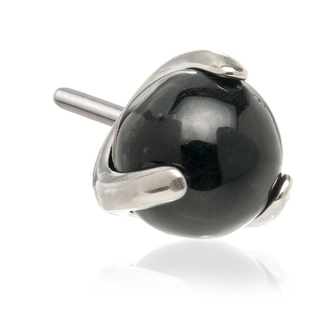 Titanium Threadless Semi Precious Stone Attachment