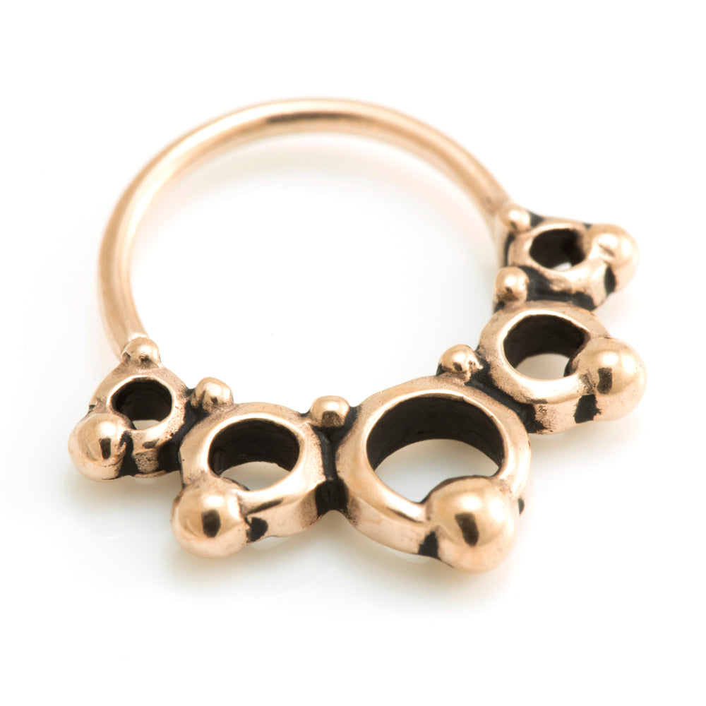 Rose Gold Steel Seamless Ring