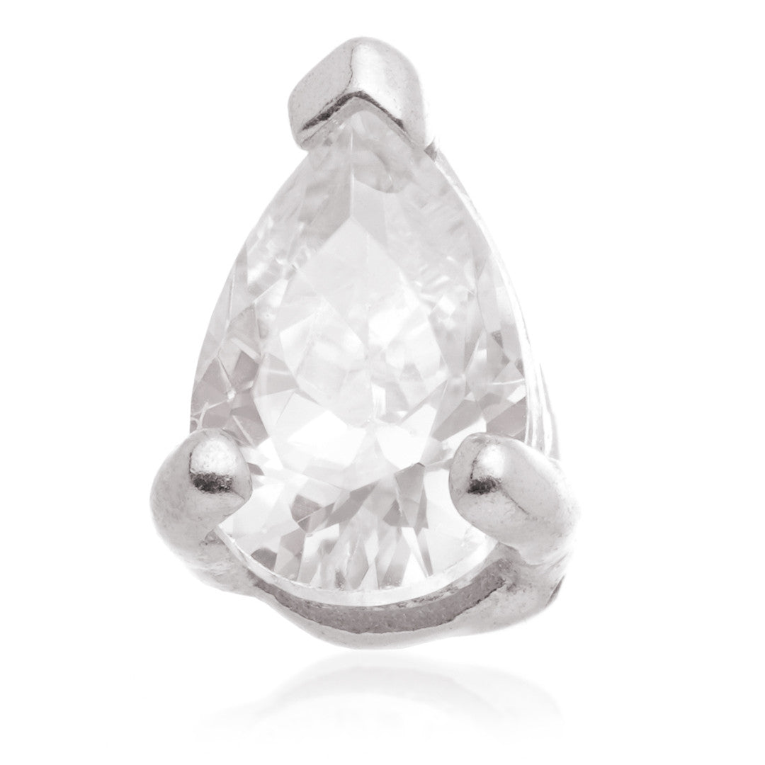 TL - 14ct Internal Gold Teardrop Gem Attachment