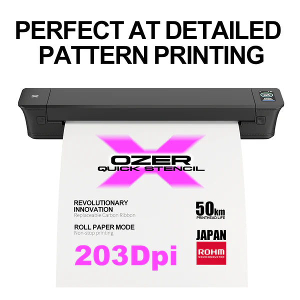 Ozer X Wireless Bluetooth Stencil Printer