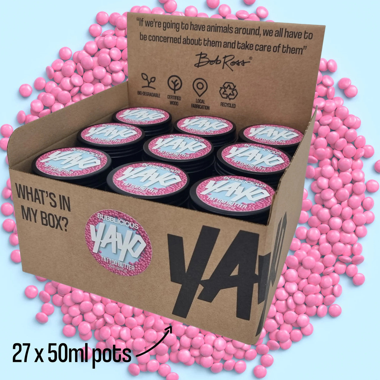 Yayo Bubblicious Tattoo Butter Retail Box
