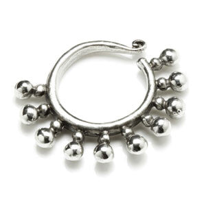 1x Silver Plate Brass Spiral