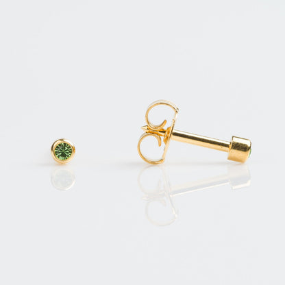 Studex Mini Gold Plated Bezel August Studs - Pack of 12