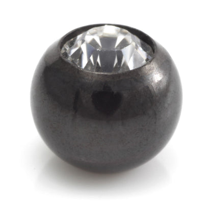 Black Steel Gem Ball -1.2mm