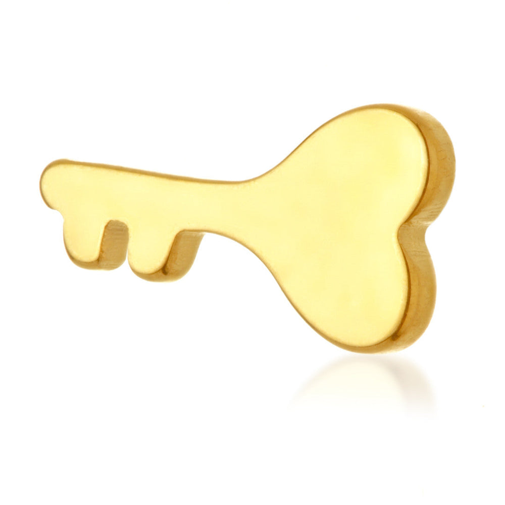 Zircon Gold Ti Internal Heart Shaped Key Attachment
