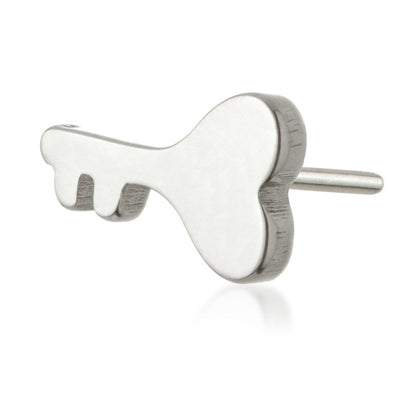 Ti Threadless Heart Shaped Key Attachment