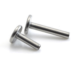 OLD SCHOOL Titanium Internal Labret Stem with 5mm Base-1.6-9