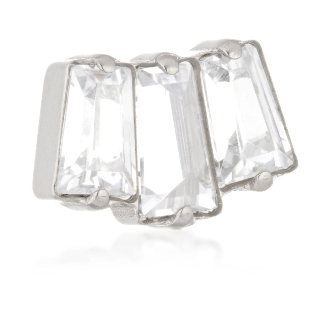 Ti Threadless Triple Baguette Cluster Attachment
