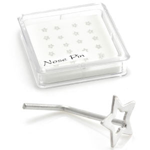 20x Silver Star Bent Back - in Box