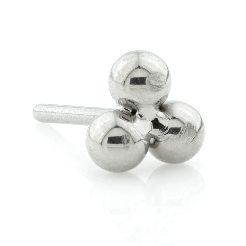 Titanium Threadless Micro Trinity Dot