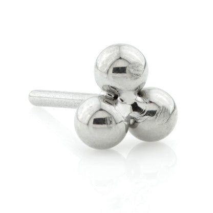 Titanium Threadless Micro Trinity Dot