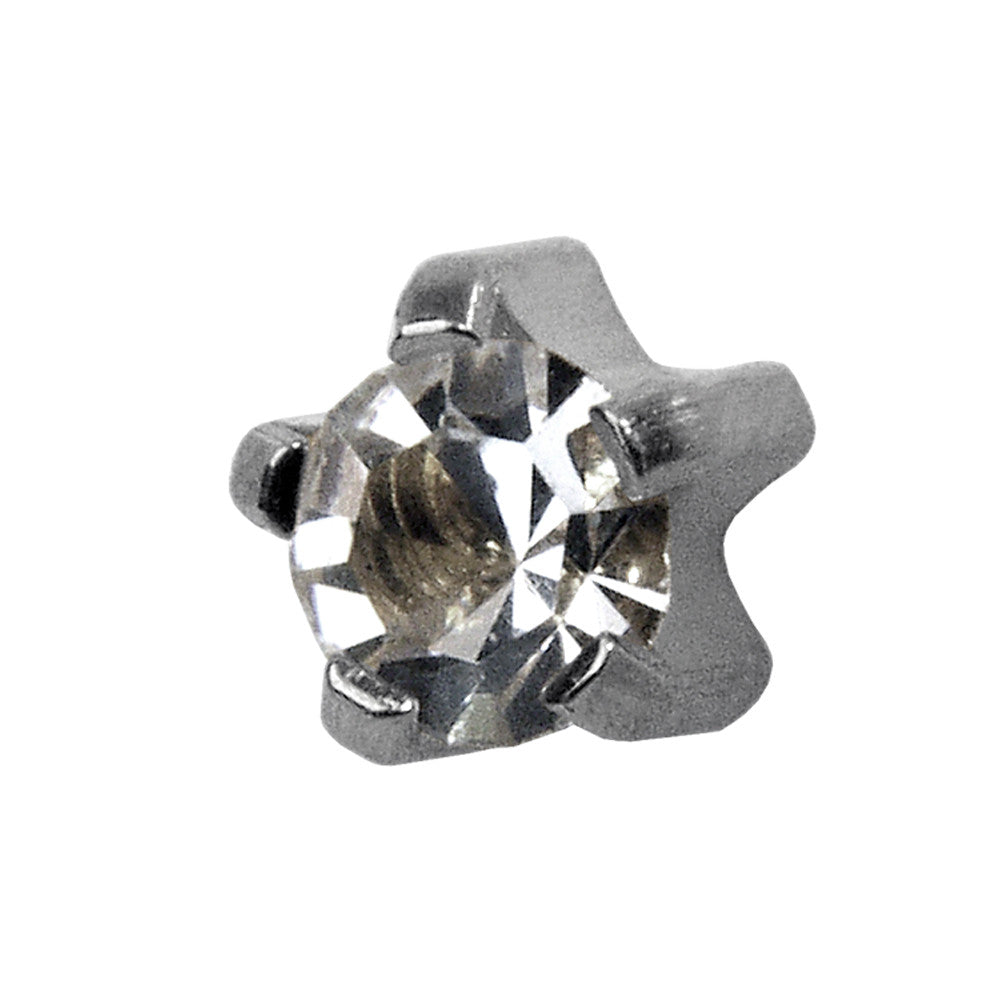 Studex Mini Crystal Euro White Tiffany Studs - Pack of 12