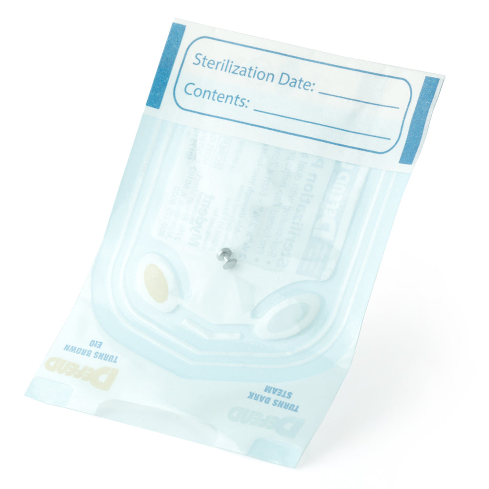 10 x Sterile Titanium Dermal Jewelled Skin Diver