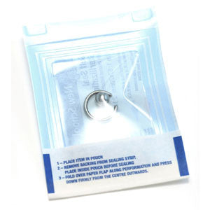 10x Sterile Titanium BCRs with Ti Balls