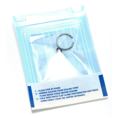 10x Sterile Titanium BCRs with Ti Balls 1.2mm