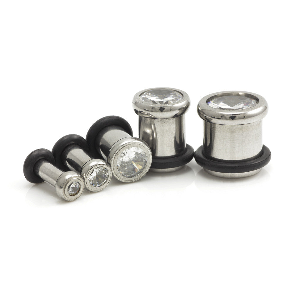 1x Large Gem Ear Tube