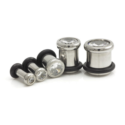 1x Large Gem Ear Tube