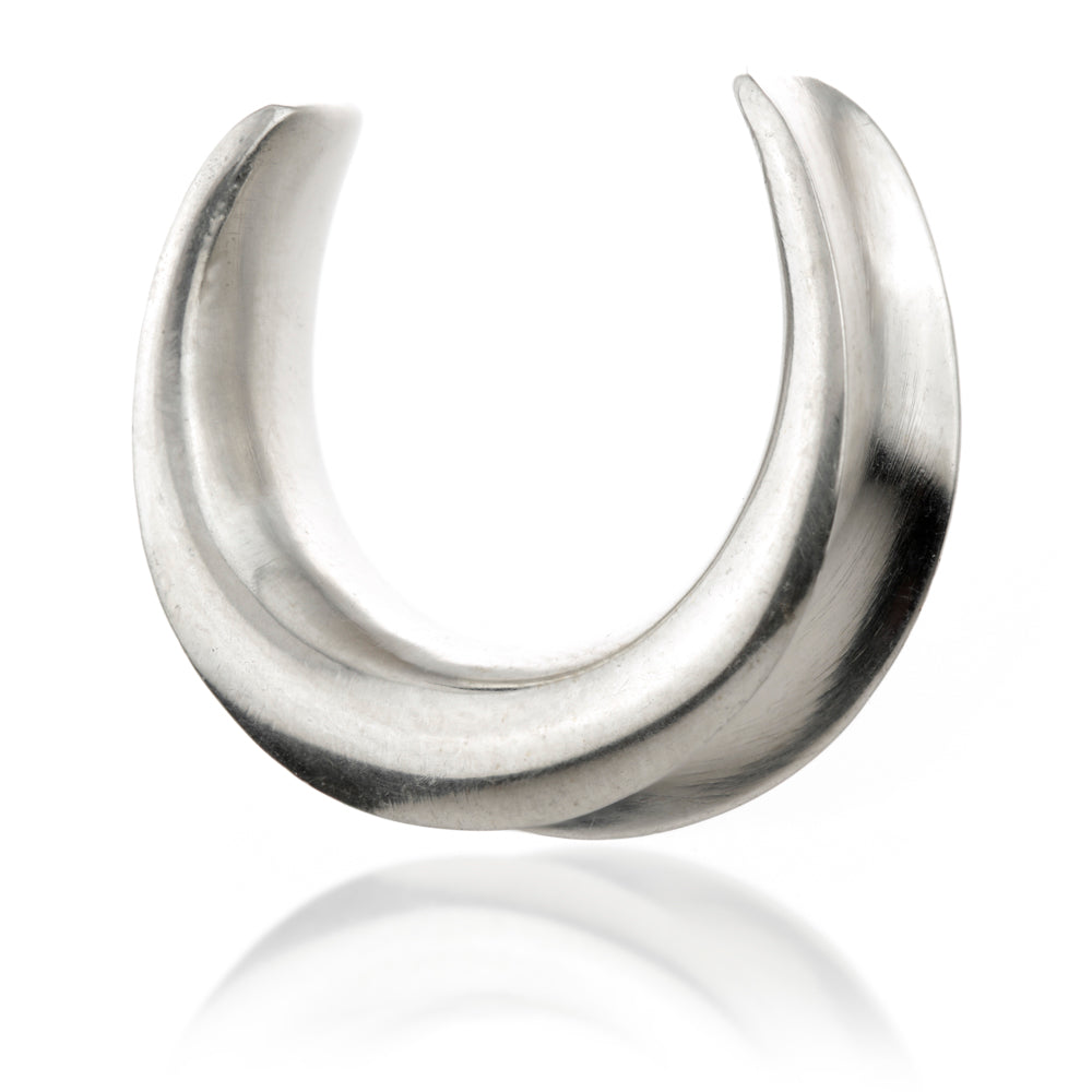 1x Silver Brass Saddle Plug