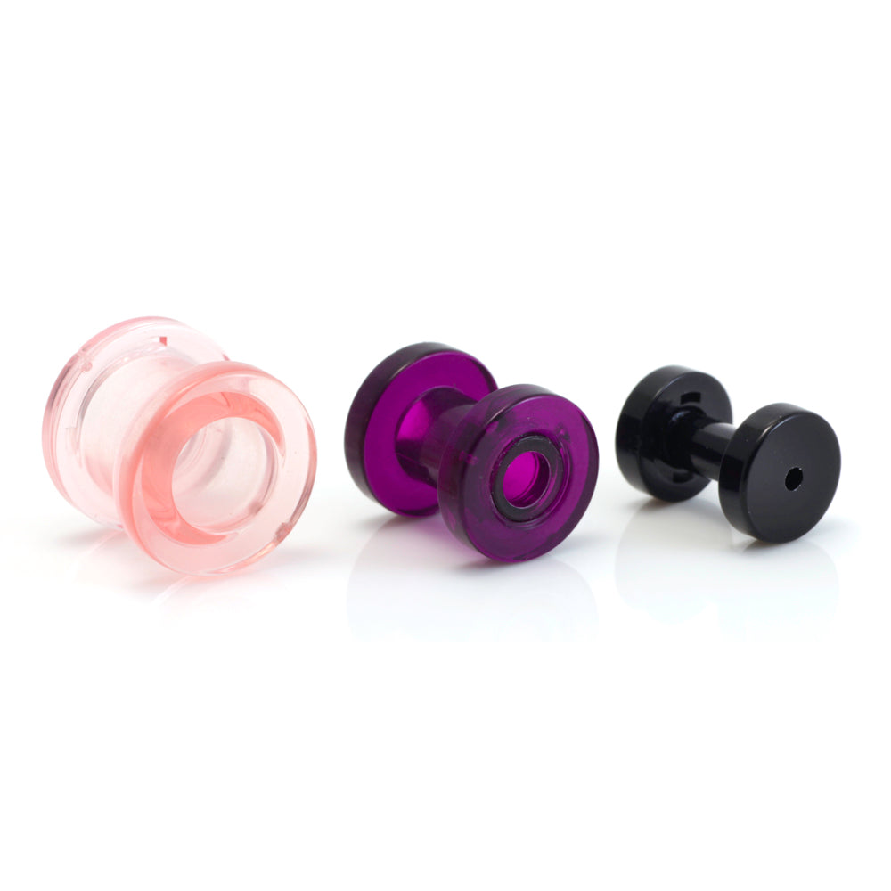 2 Piece Tunnels - Pair