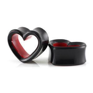 2x Horn Red Heart Tunnel