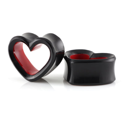 2x Horn Red Heart Tunnel