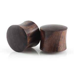 2x Teak Wood Plug