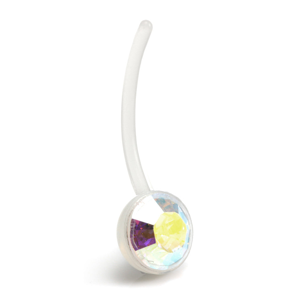 8mm Gem Clear Bioflex Navel