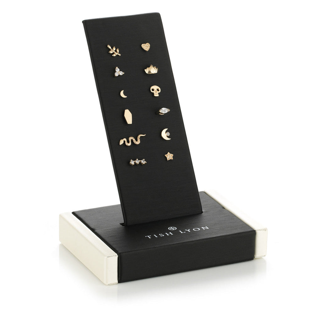 9ct Mixed Labret Bundle - 12 Piece Display - Internally Threaded