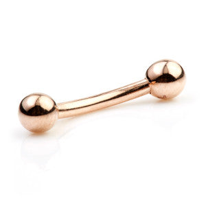 9ct Rose Gold Micro Banana