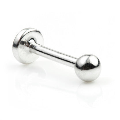 9ct White Gold Micro Labret 1.2mm