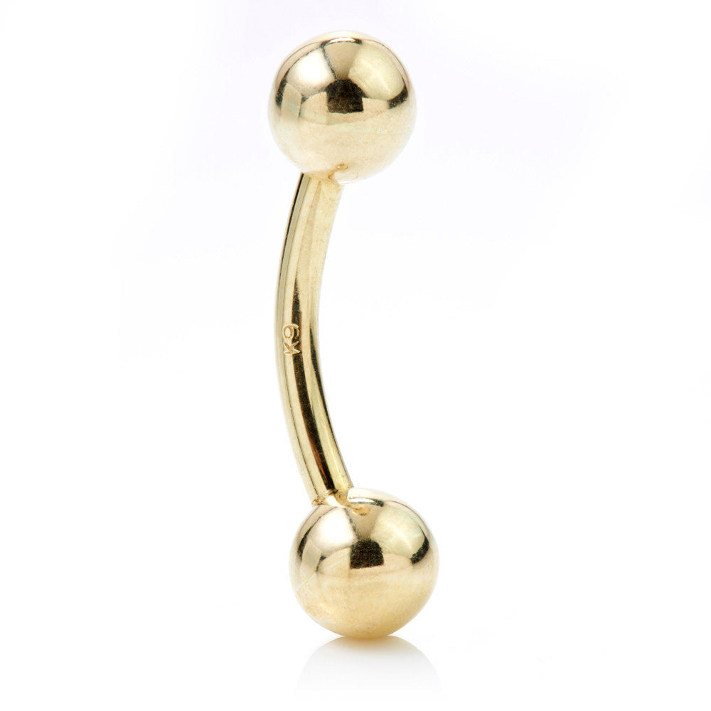 9ct Yellow Gold Micro Banana
