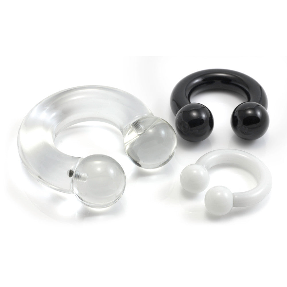 Acrylic Circular Barbell - Large Gauge