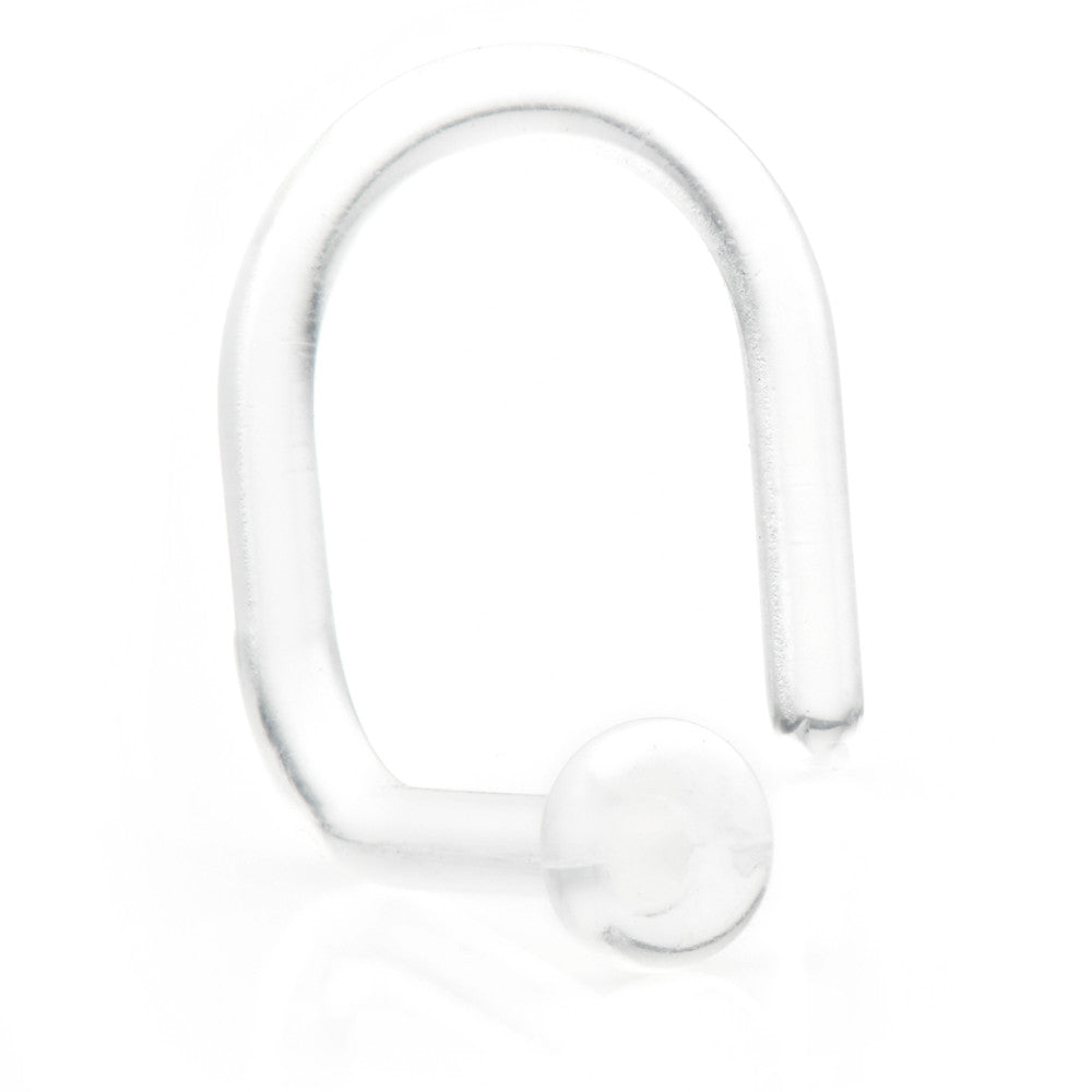Bioflex Plain Flat Disk Retainer Nose Stud