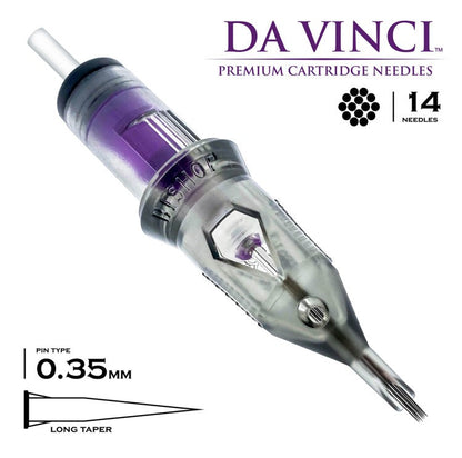 Bishop Cartridge Needles Da Vinci V2 - Round Shader - Medium Taper (0.35)