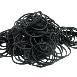 Black Rubber Bands