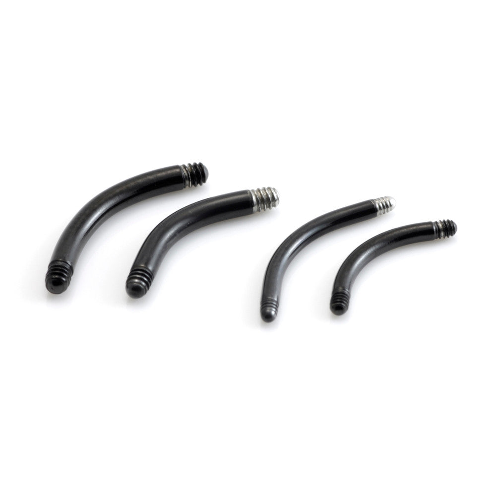Black Steel Banana Stem - 1.6mm