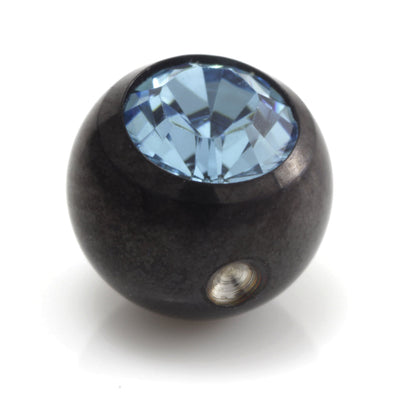 Black Steel Dimp Gem Ball