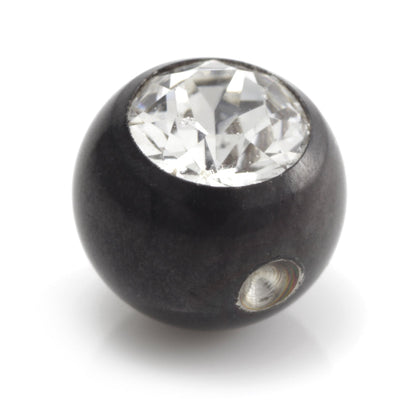 Black Steel Dimp Gem Ball