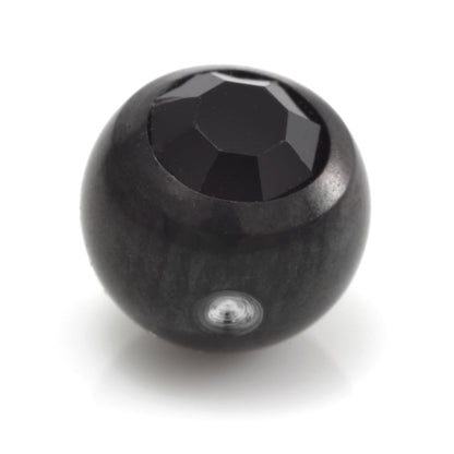 Black Steel Dimp Gem Ball
