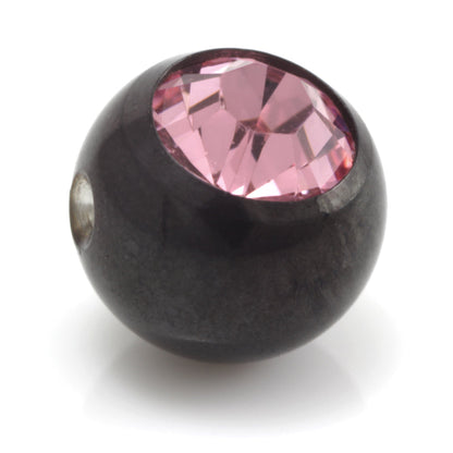 Black Steel Dimp Gem Ball