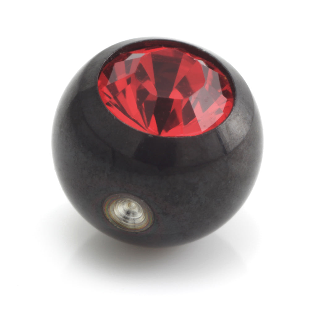 Black Steel Dimp Gem Ball