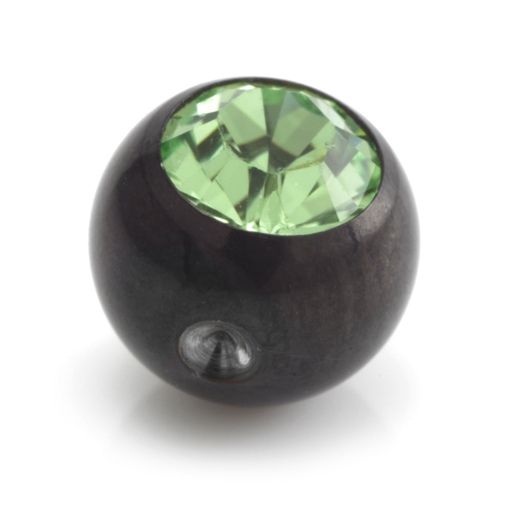 Black Steel Dimp Gem Ball
