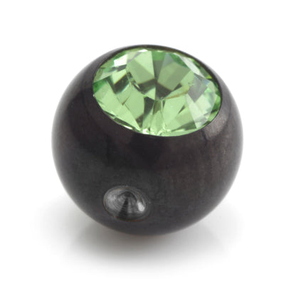 Black Steel Dimp Gem Ball