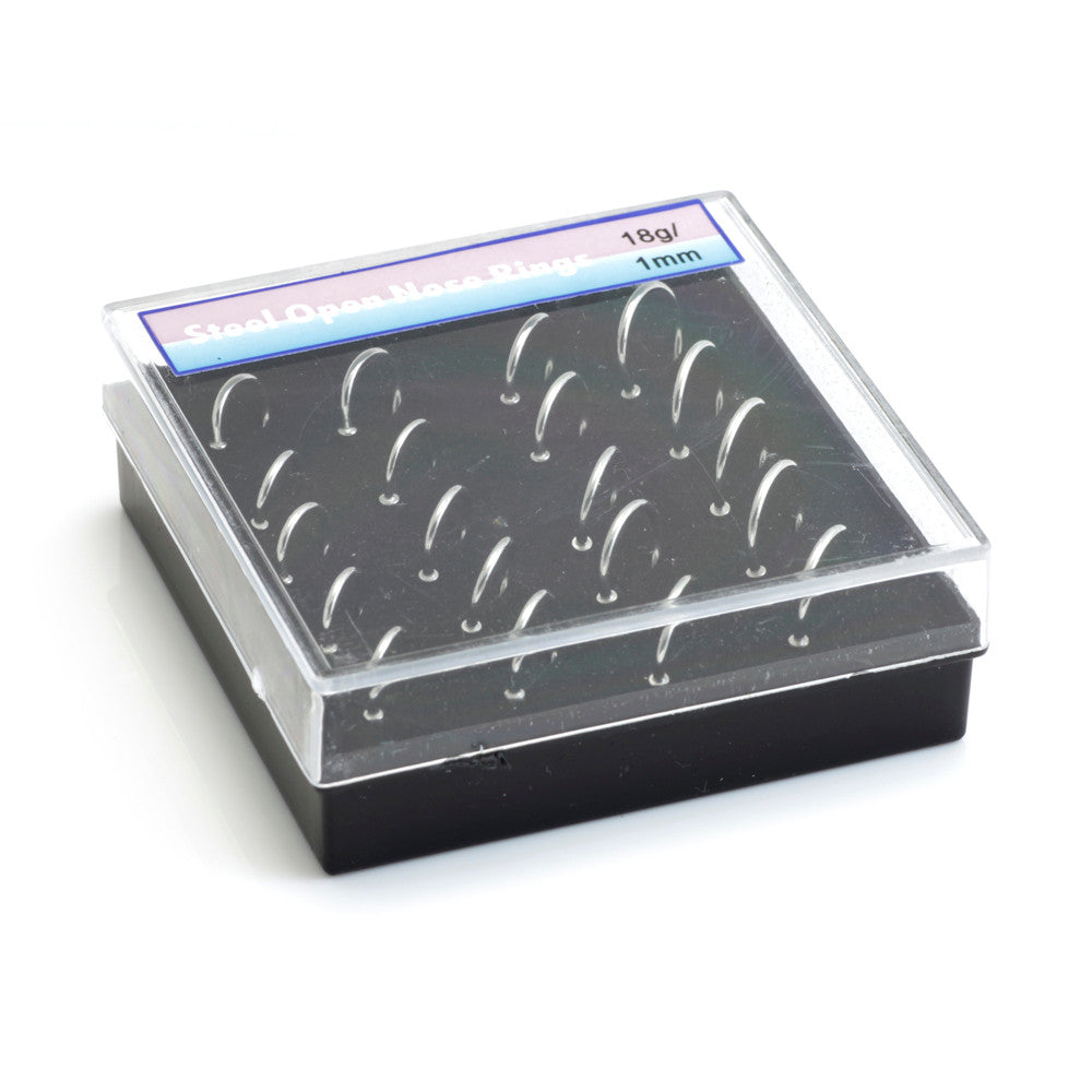 Box Steel Open Nose Ring