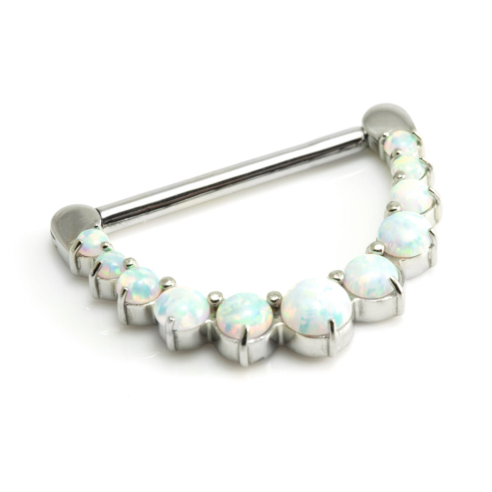 Cast Steel Opal Nipple Clicker