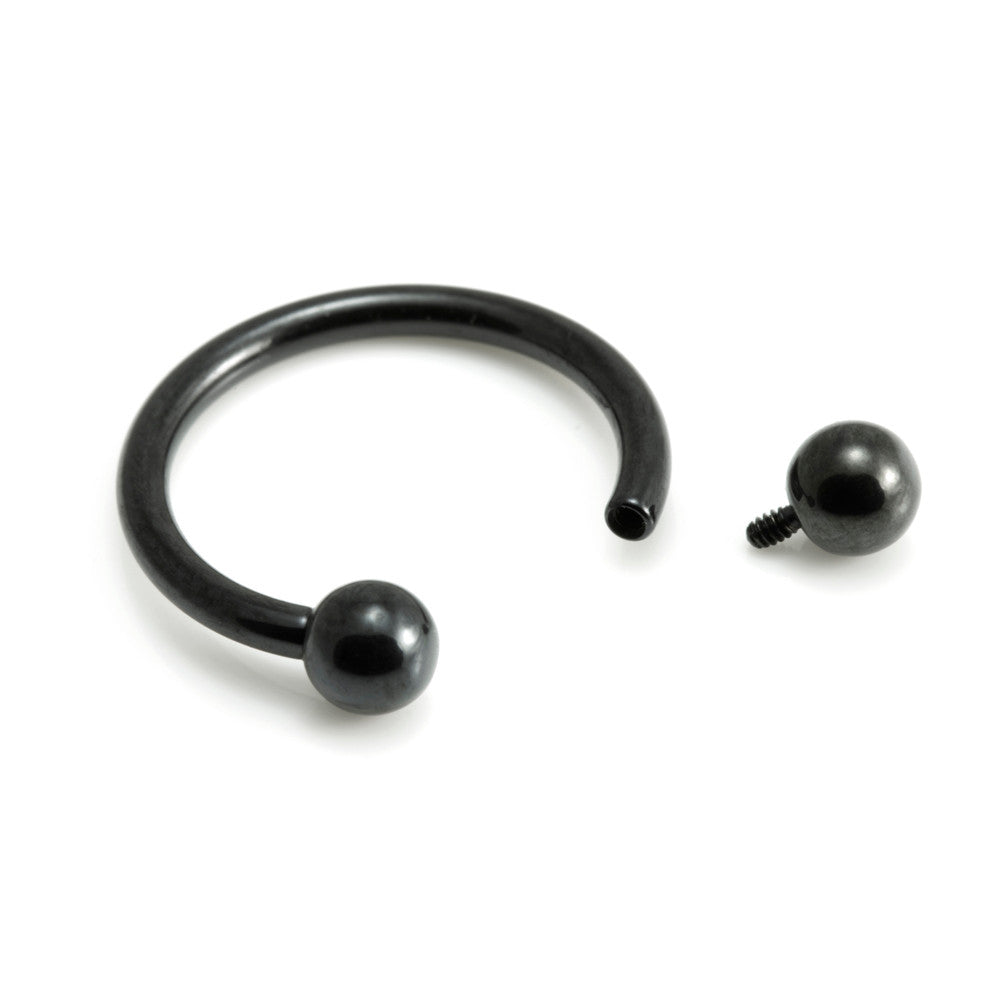 Evil Black Internal Ti Circular Barbell