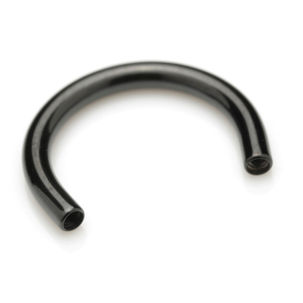 Evil Black Internal Ti Micro Circular Barbell Stem