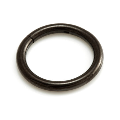 Evil Black Titanium Hinged Segment Ring - EV36