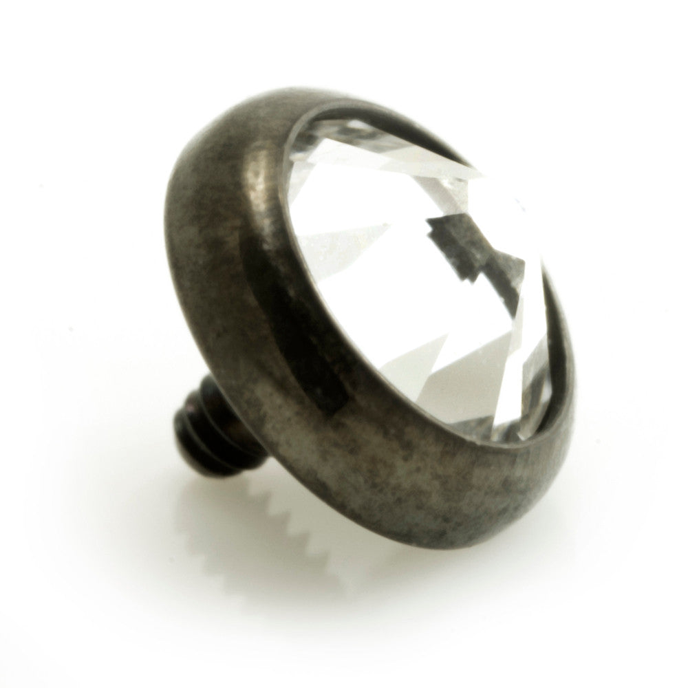 Evil Black Titanium Internal Thread Gem Disk